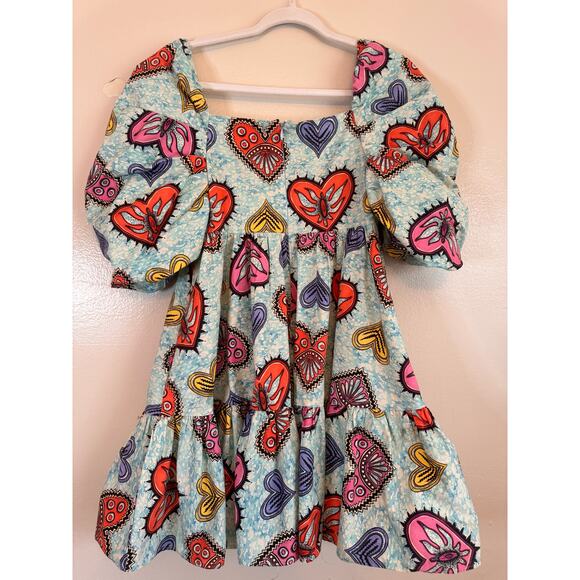 Autumn Adeigbo blue babydoll dress Sauda Dress size 2 / XS - Picture 8 of 15